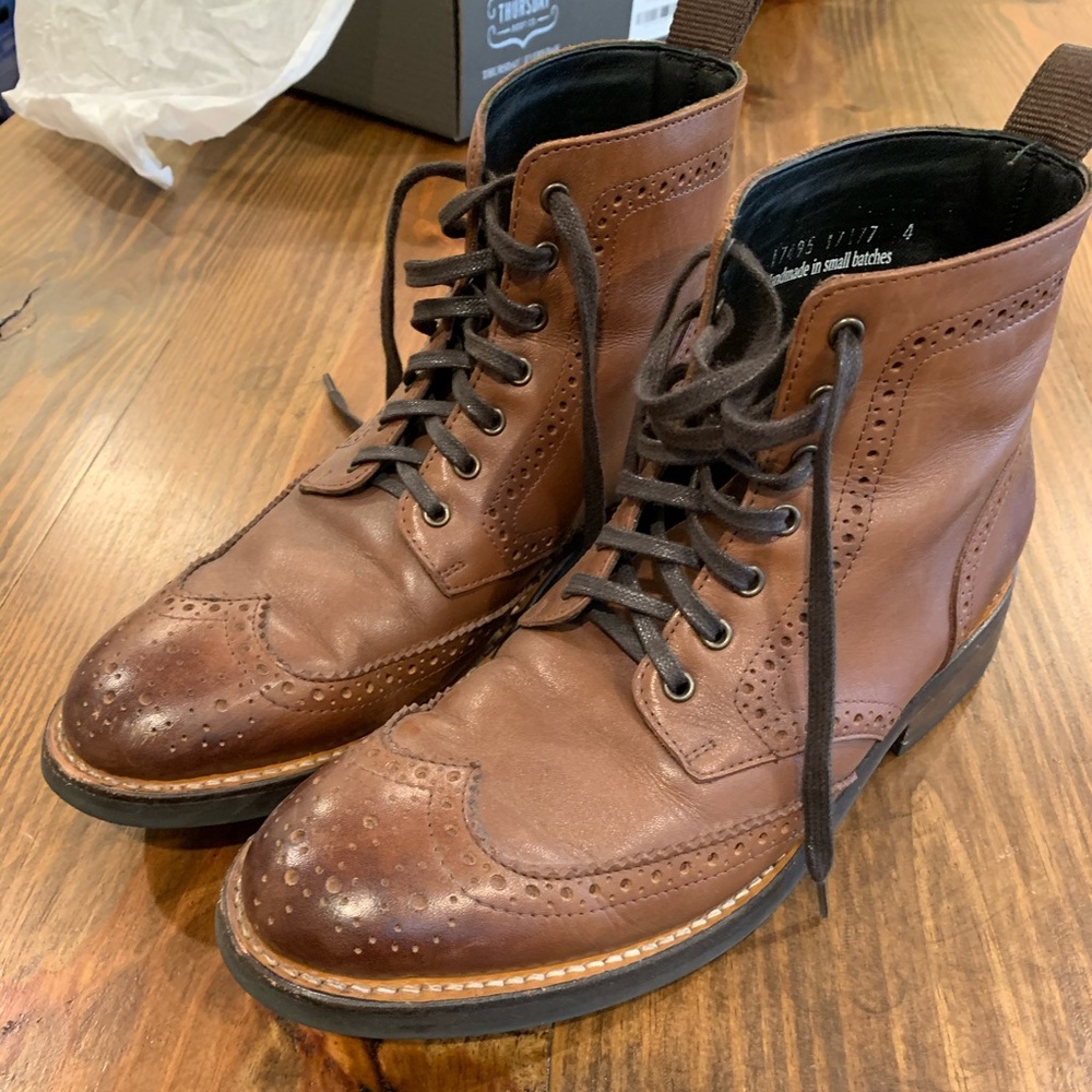 Thursday Boot Company Wingtip Heritage size 8
